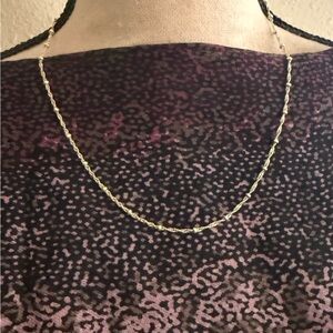 Elegant Silver Chain Necklace